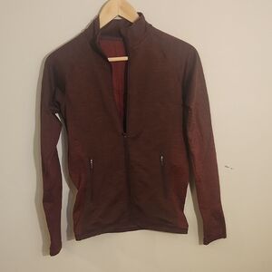 Lululemon Burgundy Full-Zip Jacket